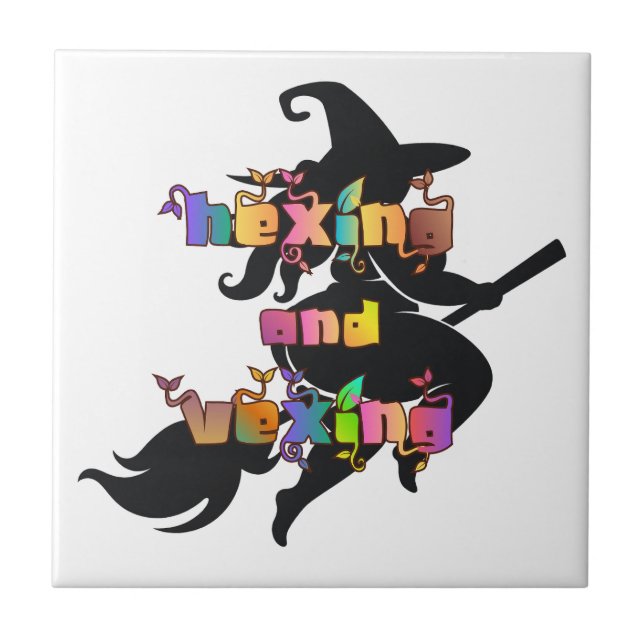 Azulejo HEXING AND VEXING for the Plus Size Pagan (Frente)