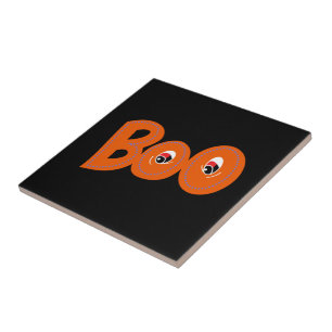 Azulejo Hey Boo Te Asusté También A La Tipografía Dibujand