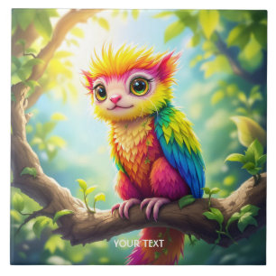 Azulejo Híbrido de Fantasy Cute mitad Ferret
