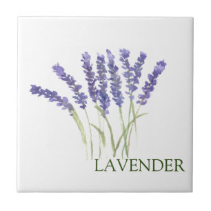 Azulejo Hierba de lavanda Verde cocina cerámica verde púrp