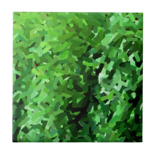 Azulejo hierba verde Grabado en relieve #0448