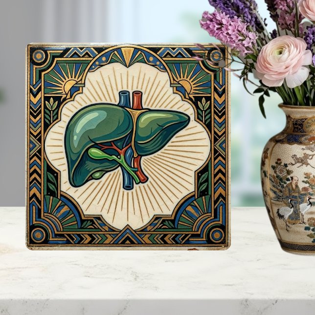 Azulejo Hígado Anatómico Art Déco (Subido por el creador)