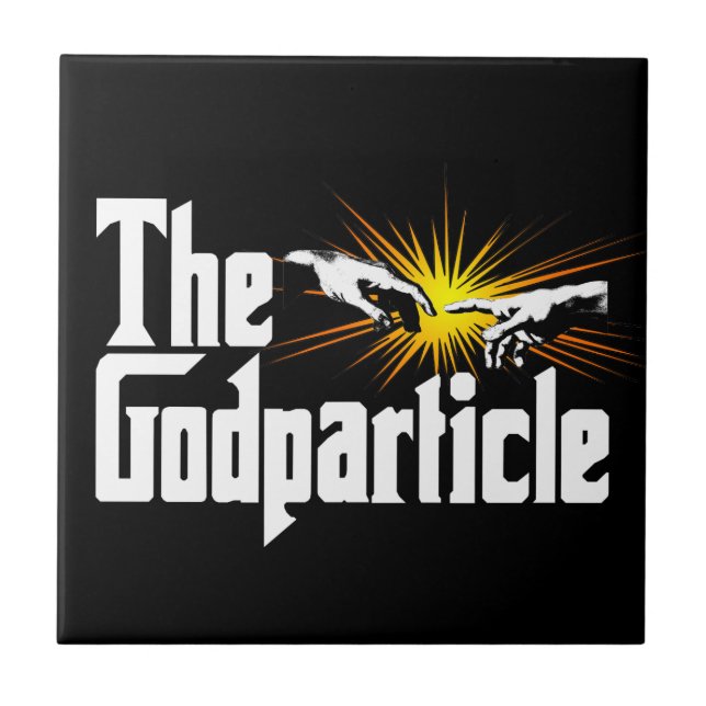 Azulejo Higgs Boson La partícula Diosa - Nerd De Física Gr (Frente)