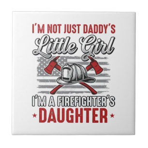 Azulejo Hija Bombero Vintage