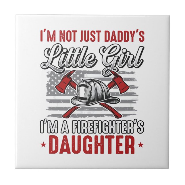 Azulejo Hija Bombero Vintage (Frente)