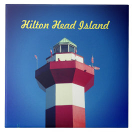 Azulejo Hilton Head Island Harbour Town Lighthouse Tile
