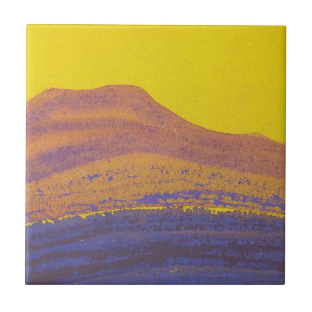 Azulejo Himalayas (Cordillera) (por Nicholas Roerich) (Frente)