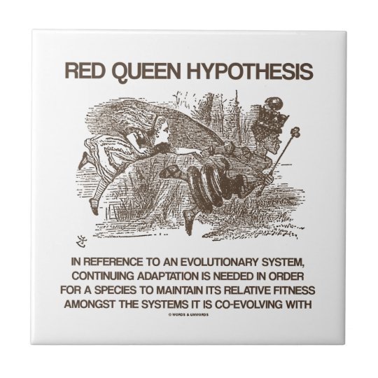 Azulejo Hipótesis roja de la reina