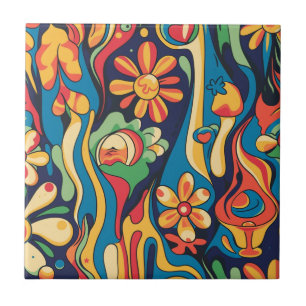 Azulejo Hippie Ceramic Tile