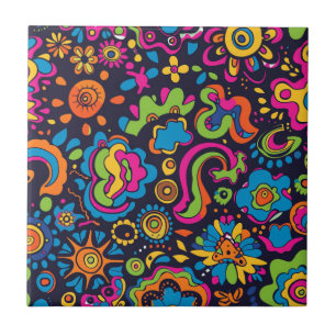 Azulejo Hippie Ceramic Tile
