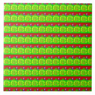 Azulejo Historia festiva de los Navidades "Merry"