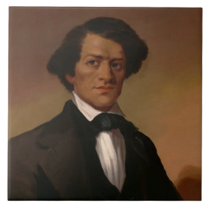 Azulejo Historia Negra: Derechos Civiles de Fred Douglass