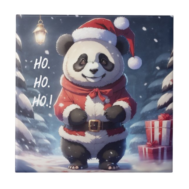 AZULEJO HO.HO.HO SANTA PANDA (Frente)