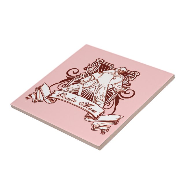 Azulejo Hockey Goalie Mom Tile (Lado)