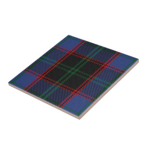 Azulejo Hogar del Clan Hume Expresiones Escocesas Tartán