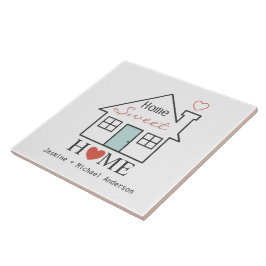 Azulejo Hogar dulce Hogar personalizado