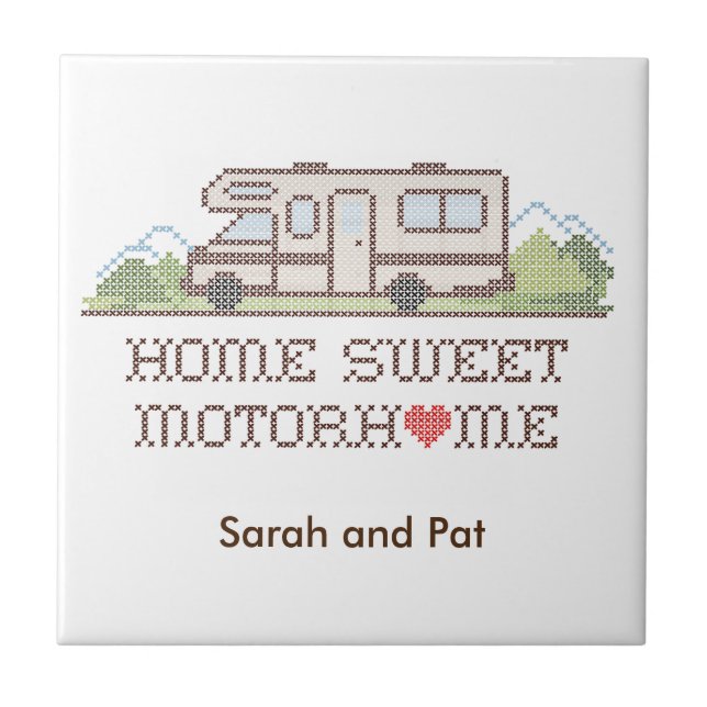Azulejo Hogar Sweet Motorhome Tile (Frente)