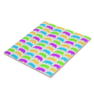 Azulejo Hogares multicolores Amarillo Verde Púrpura Azul A