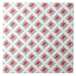 Azulejo HoHoHo Santa Hat
