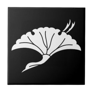 Azulejo Hoja de ginkgo en forma de grulla