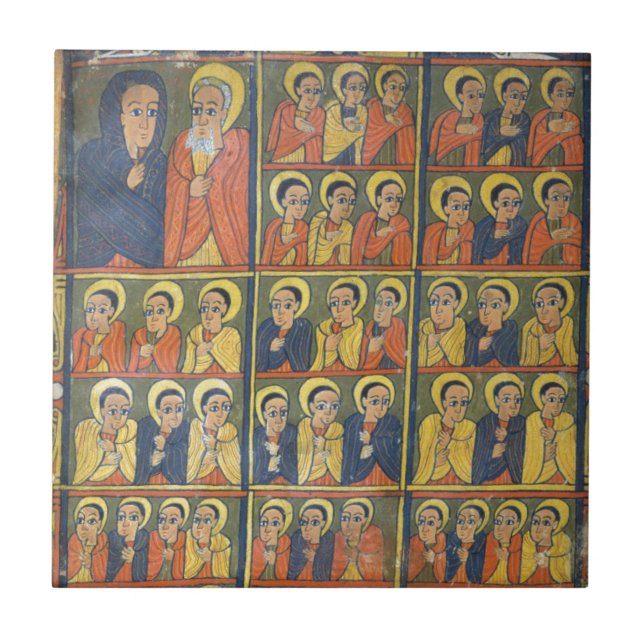 Azulejo Hoja de los evangelios de Gunda Gunde (Frente)