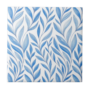 Azulejo Hojas azules