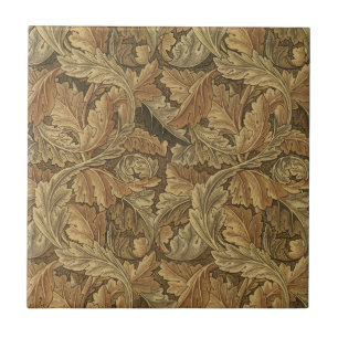 Azulejo Hojas de Acanto por William Morris, Textil Antiguo