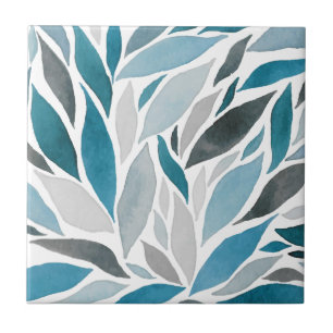 Azulejo hojas de árbol