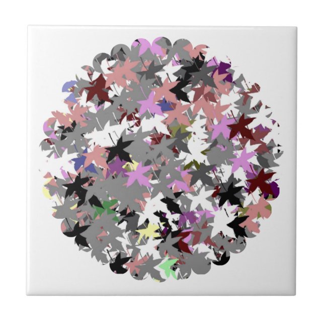 Azulejo HOJAS DE ÁRBOL DE bonito (Frente)