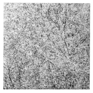 Azulejo Hojas de árbol silvestres. Arte abstracto de la na