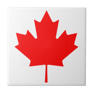 Azulejo Hojas de arce de Canadá