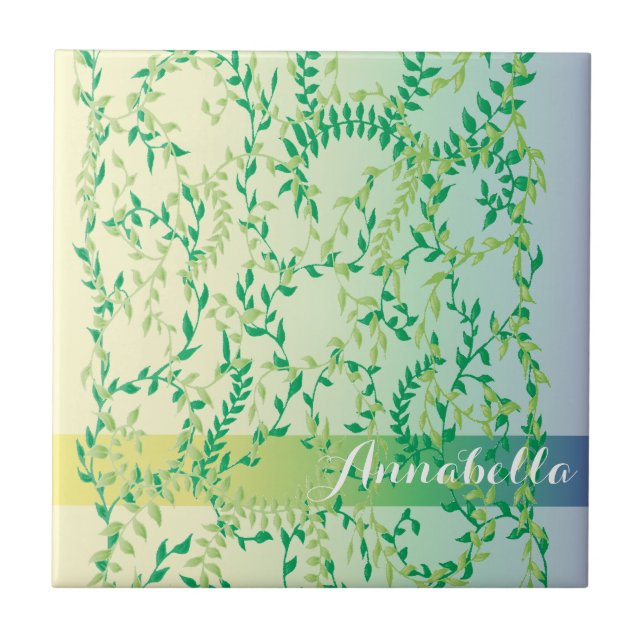 Azulejo Hojas de baile (Frente)