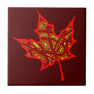 Azulejo Hojas de Fuego