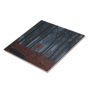 Azulejo Hojas de invierno Tile decorativo / Trivet