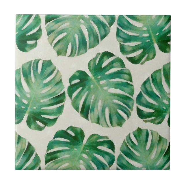 Azulejo Hojas de monstera (Frente)