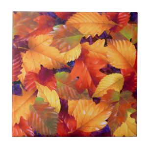 Azulejo Hojas de otoño