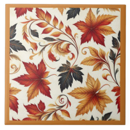 Azulejo Hojas de otoño