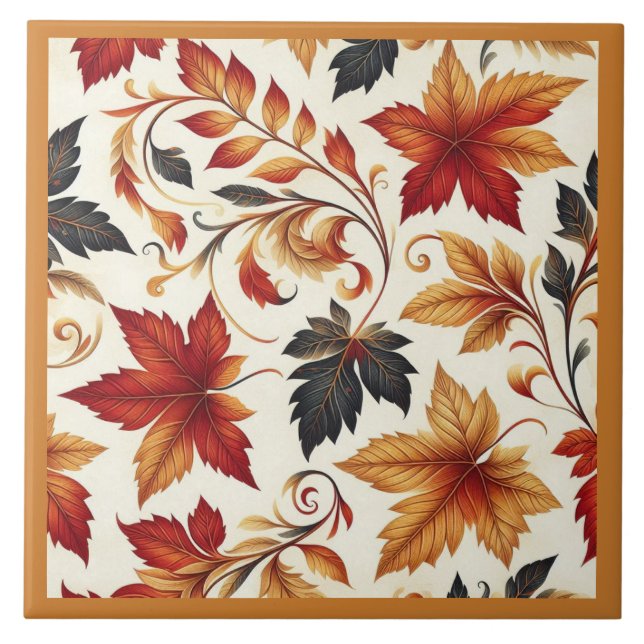 Azulejo Hojas de otoño (Frente)
