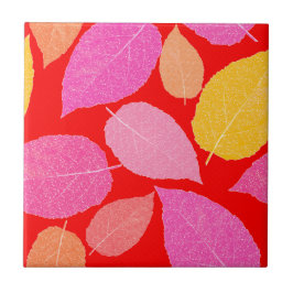 Azulejo Hojas de otoño.