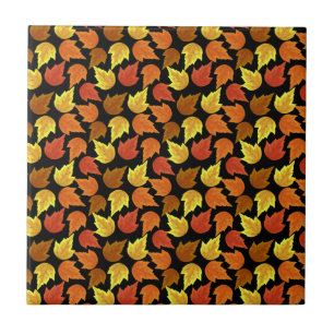 Azulejo Hojas de Otoño Temporada de Otoño Día de Acción de
