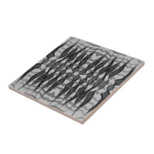 Hojas Florales De Color Negro Y Gris Abstracto