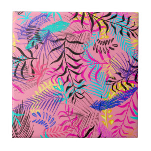 Azulejo Hojas tropicales