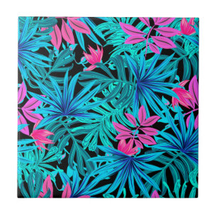 Azulejo Hojas tropicales