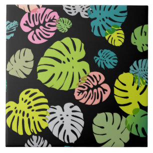 Azulejo Hojas Tropicales Multicolor 2