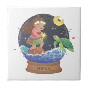 Azulejo Hoku: el Ilustracion de la estrella