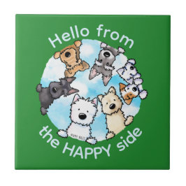 Azulejo Hola Desde El Lado Feliz