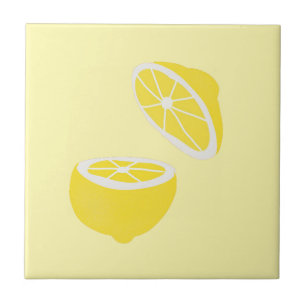 Azulejo Hola Lemon, fruta amarilla moderna