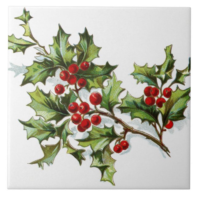 Azulejo HollyBerries 002 (Frente)