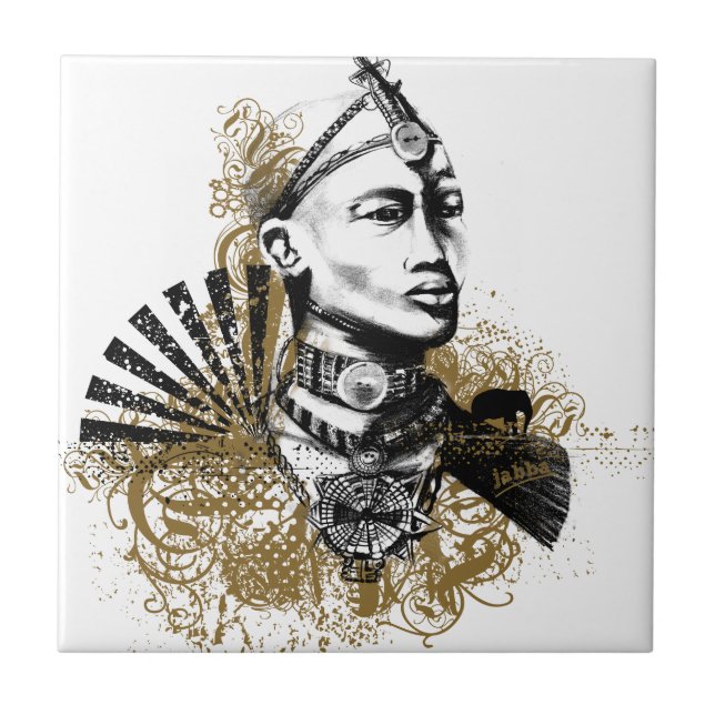 Azulejo Hombre de Leo Maasai (Frente)