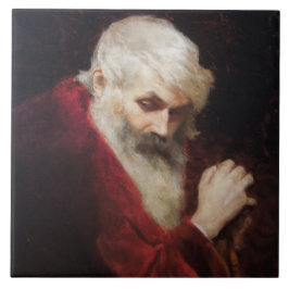 Azulejo Hombre mayor en un abrigo rojo (Santa Claus) (Navi